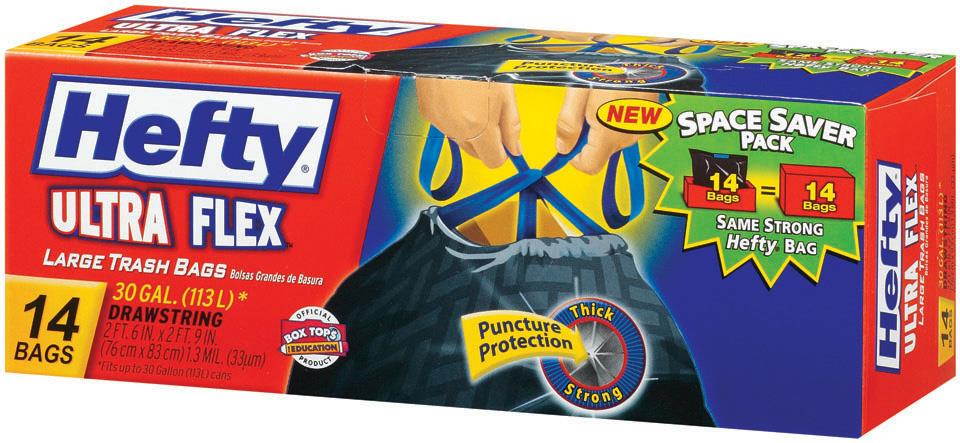 Hefty Ultra Flex 30Ga 14Ct 3326-3526