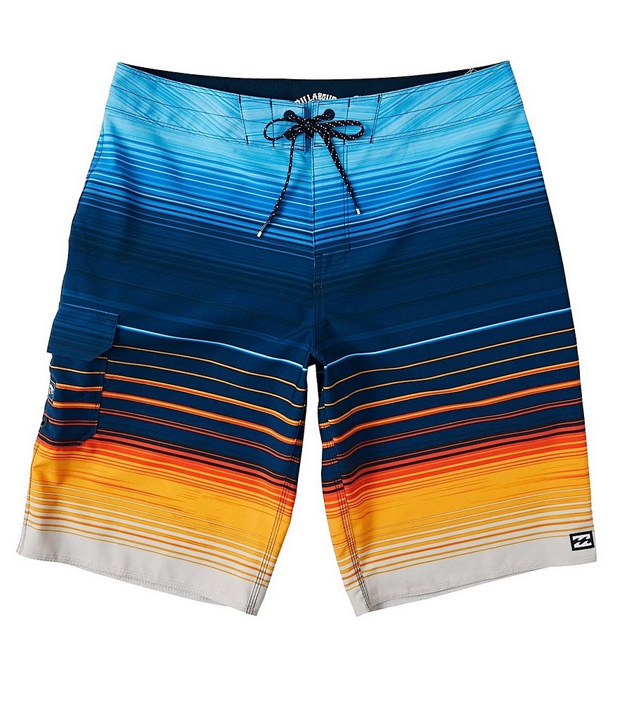 Hurley Big Boys 8-20 Gradient-Stripe Board Shorts