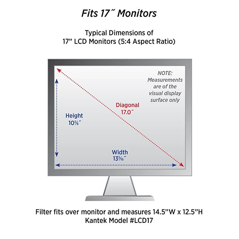 LCD Protect Deluxe AntiGlare Filter for 17Inch Monitors LCD17