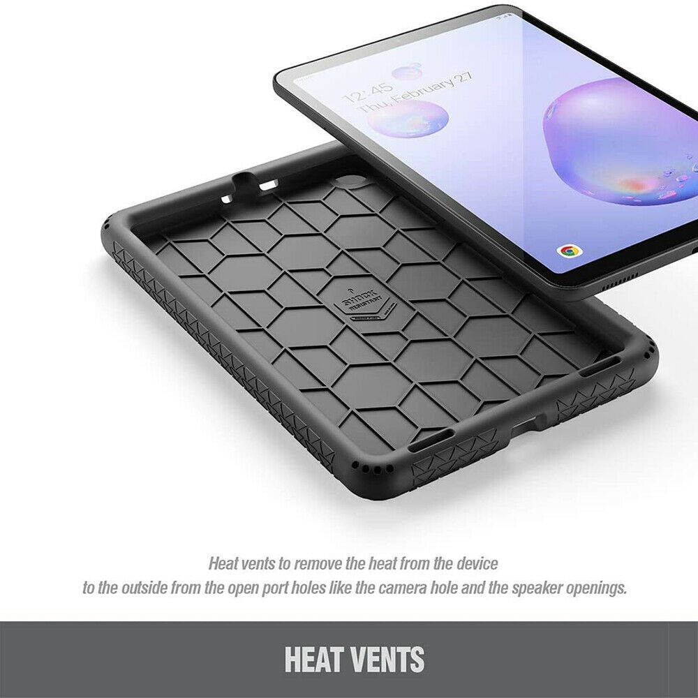 Galaxy Tab A 8.4 2020 Tablet Silicone Case Shockproof Kids Friendly Cover Black