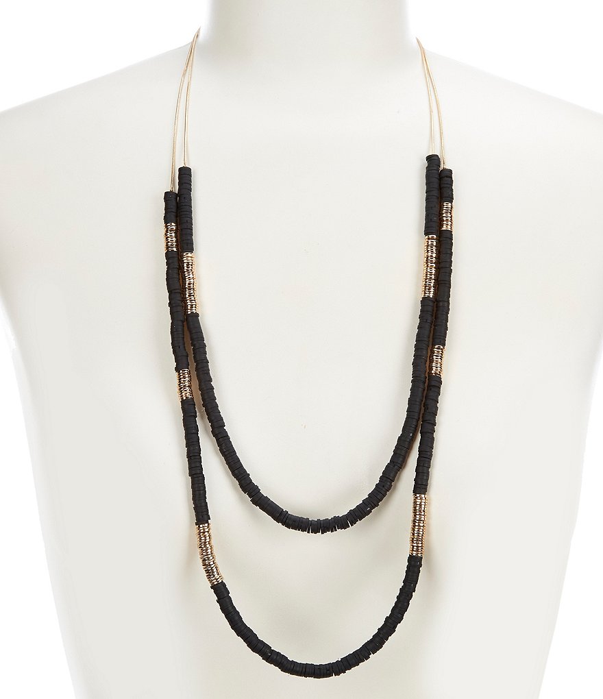 Anna & Ava Beaded Double Strand Necklace