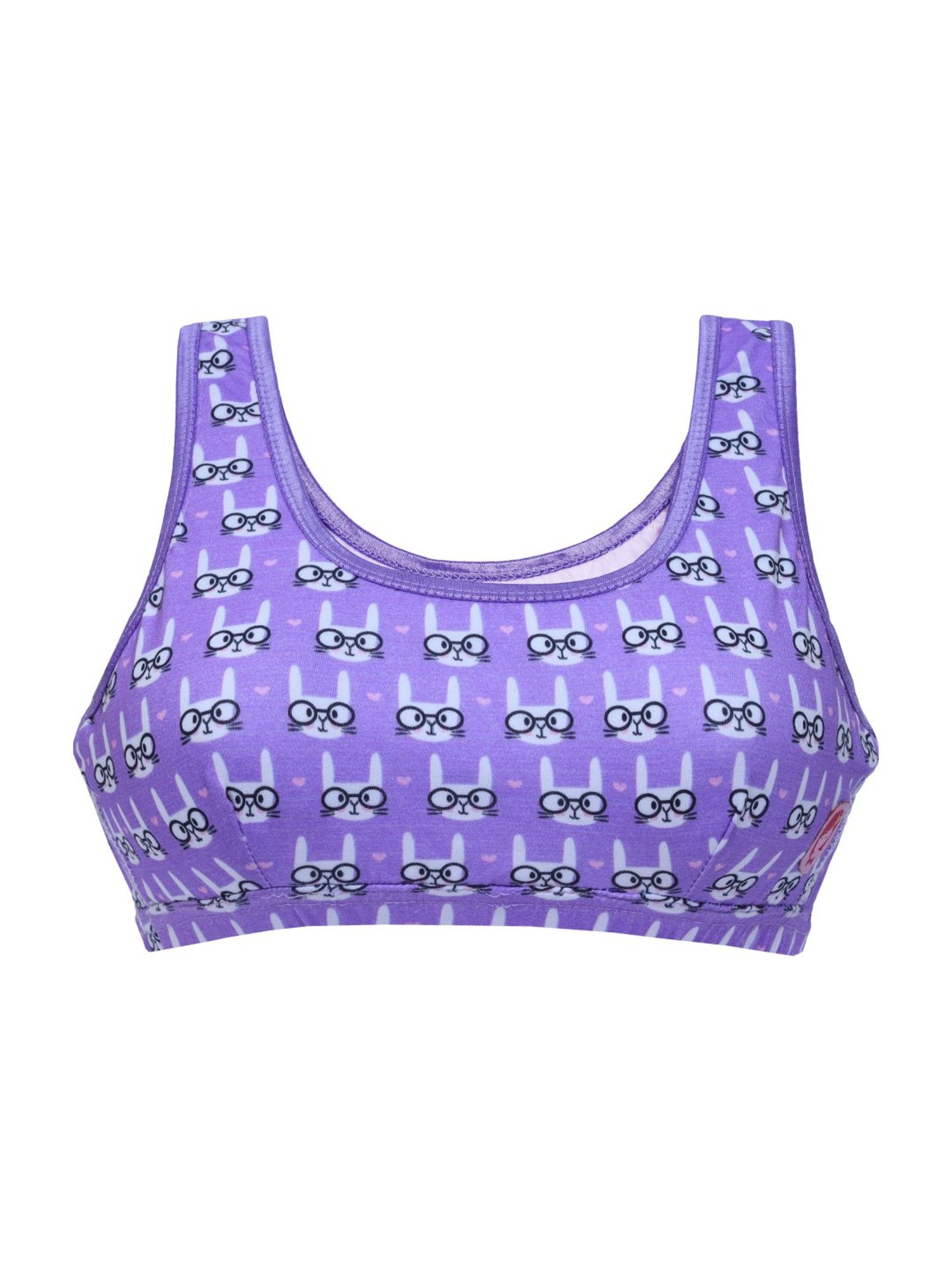 D'chica Kids Multi Cotton Printed Bras - Pack of 5