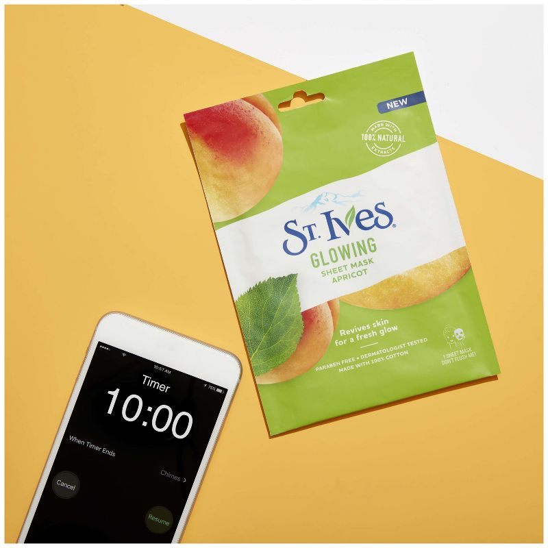 St. Ives Glowing Apricot Face Mask Sheet- 1ct