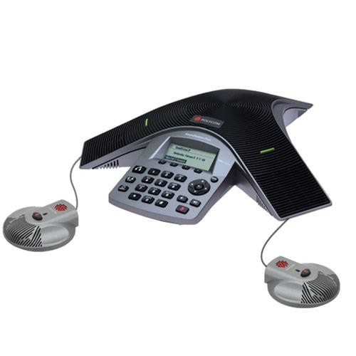 Polycom 2200-19000-001 w/ EX Mics SoundStation Duo Dual Mode Conference Phone