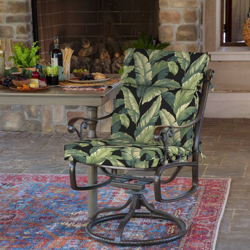 Cebu Cartridge Outdoor Chair Cushion Onyx - Arden Selections