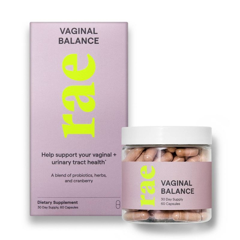 Rae Vaginal Balance Dietary Supplement Capsules - 60ct