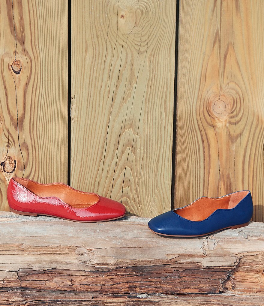 Lucky Brand Dellie Patent Synthetic Leather Flats