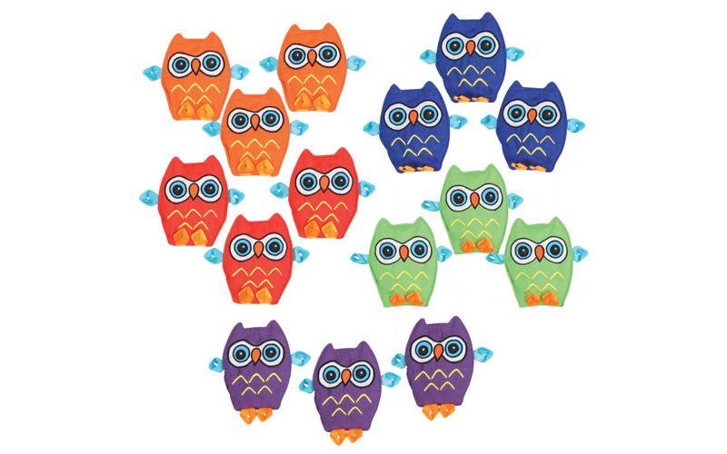 Kaplan Early Learning Crinkle Matching Owls