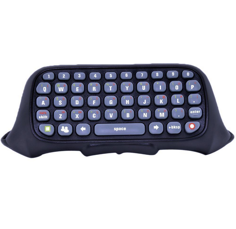 Wireless Messengers for Xbox 360 - Handle Controller Keyboard Chatpad Keypad For Xbox 360 Wireless Controller--Black