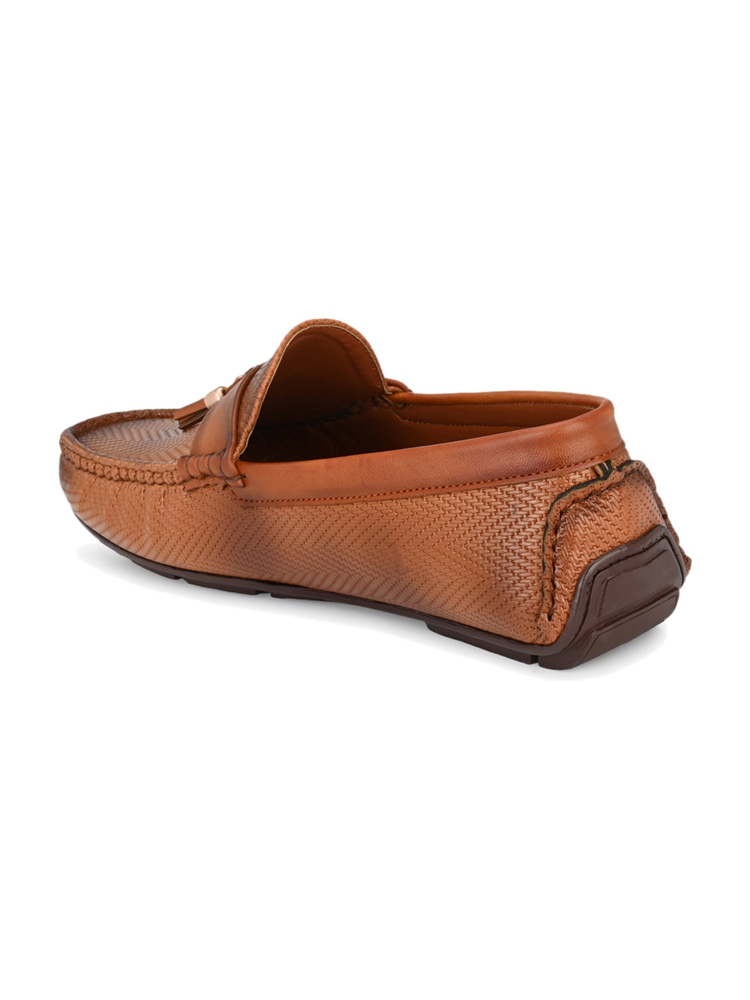 El Paso Men's Tan Casual Mocassins