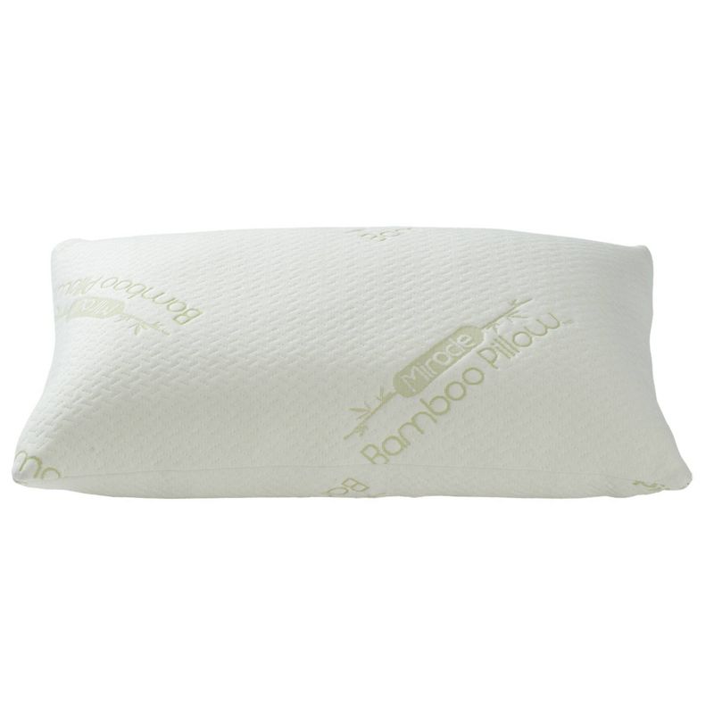 As Seen on TV Miracle Bamboo Pillow, Queen Shredded Memory Foam Pillow with Viscose From Bamboo Cover