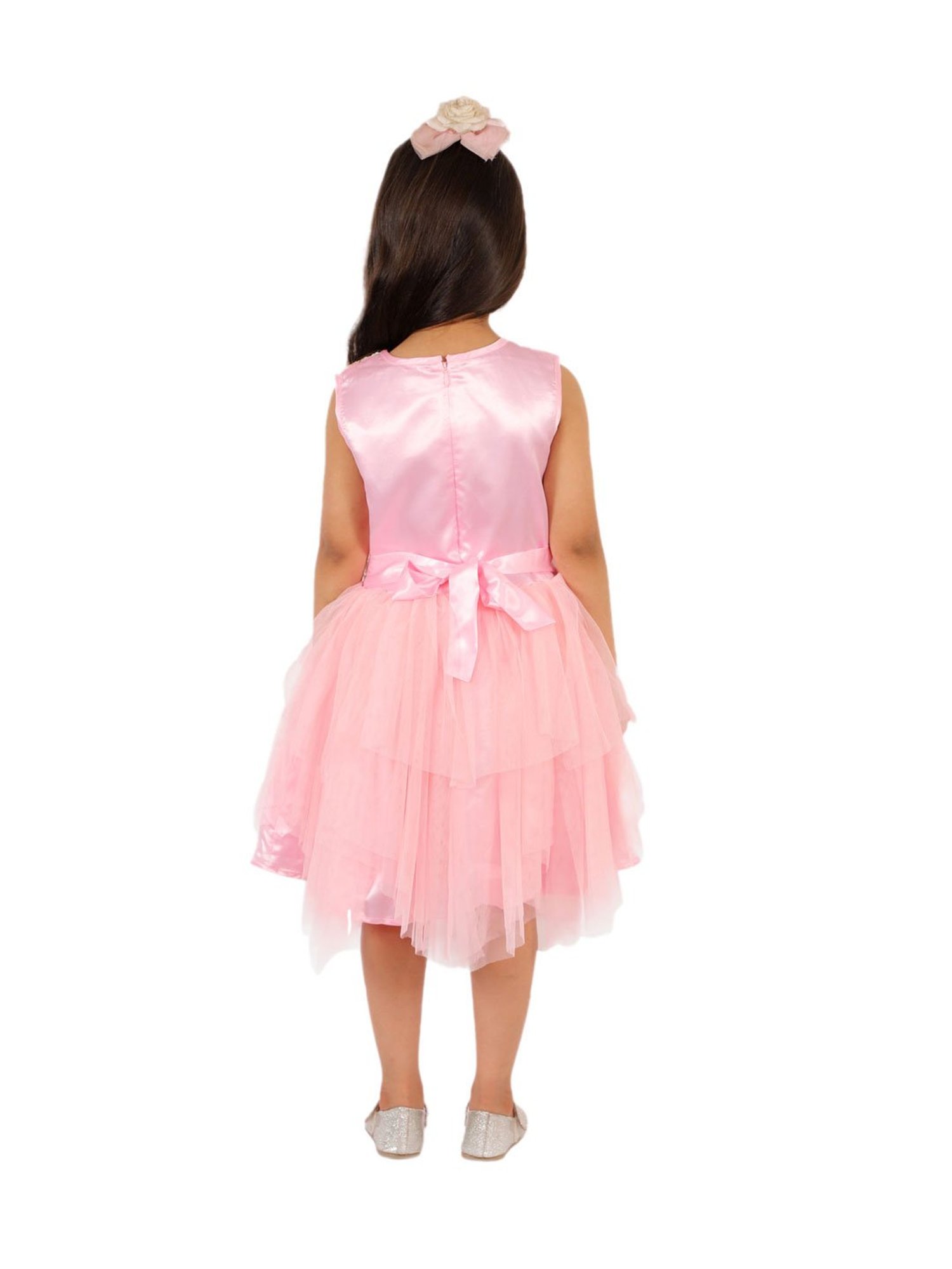 KidsDew Kids Pink Embellished Dress