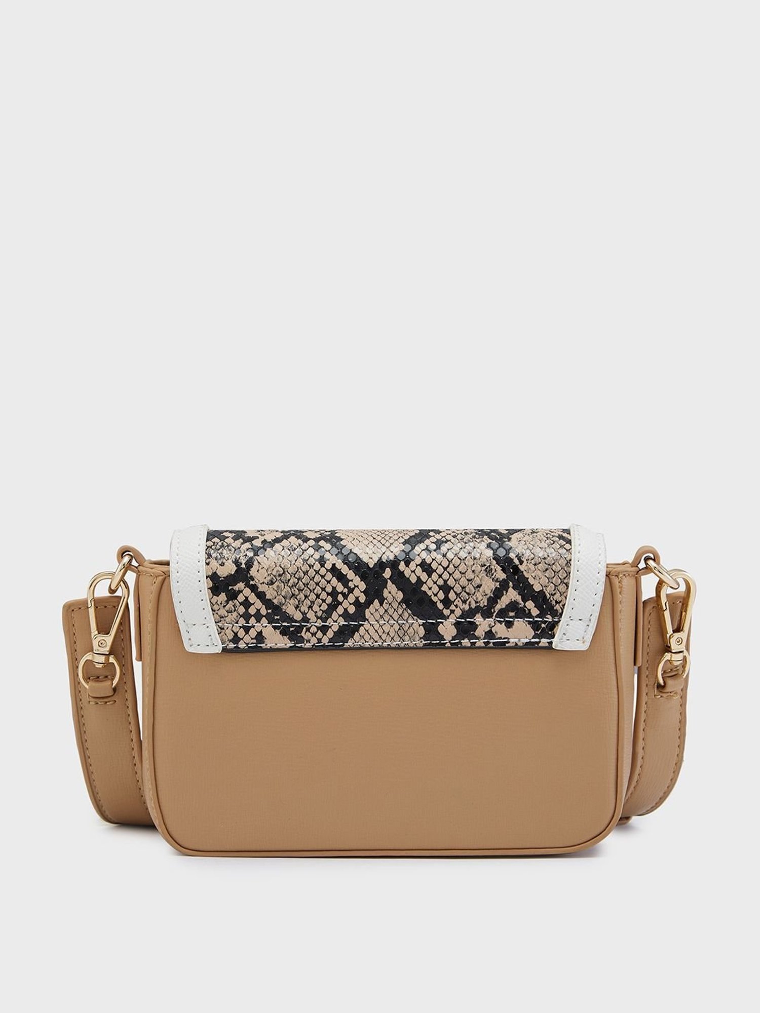 Caprese Fawn Textured Small Sling Handbag