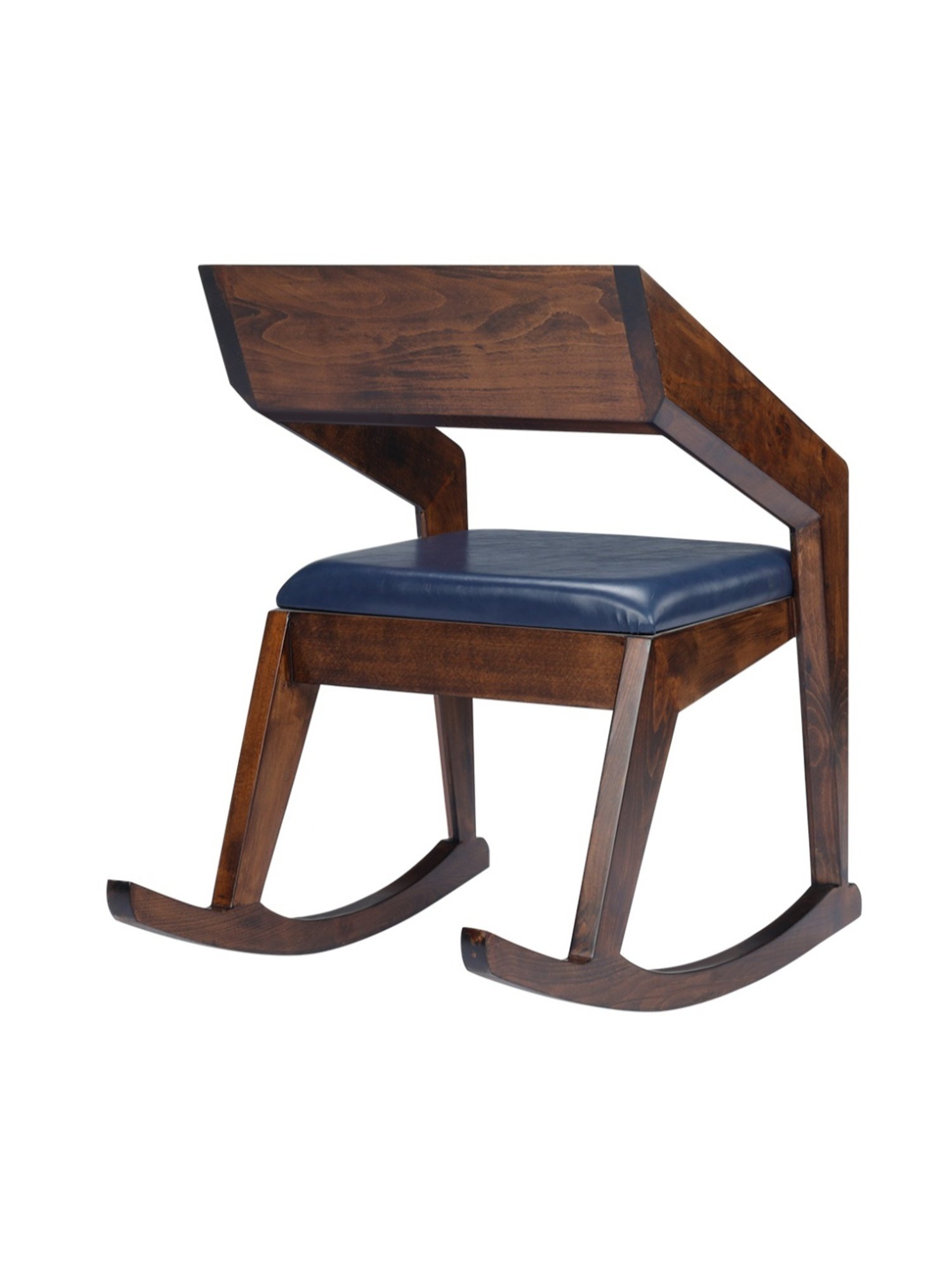 Durian Melania Cigar Brown Fabric Rocker Chairs