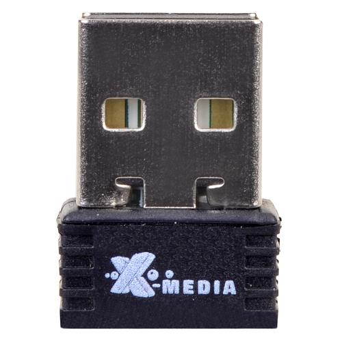 X-Media XM-WN1200 150Mbps Wireless-N USB 2.0 Ultra Mini Adapter - Retail Hanging