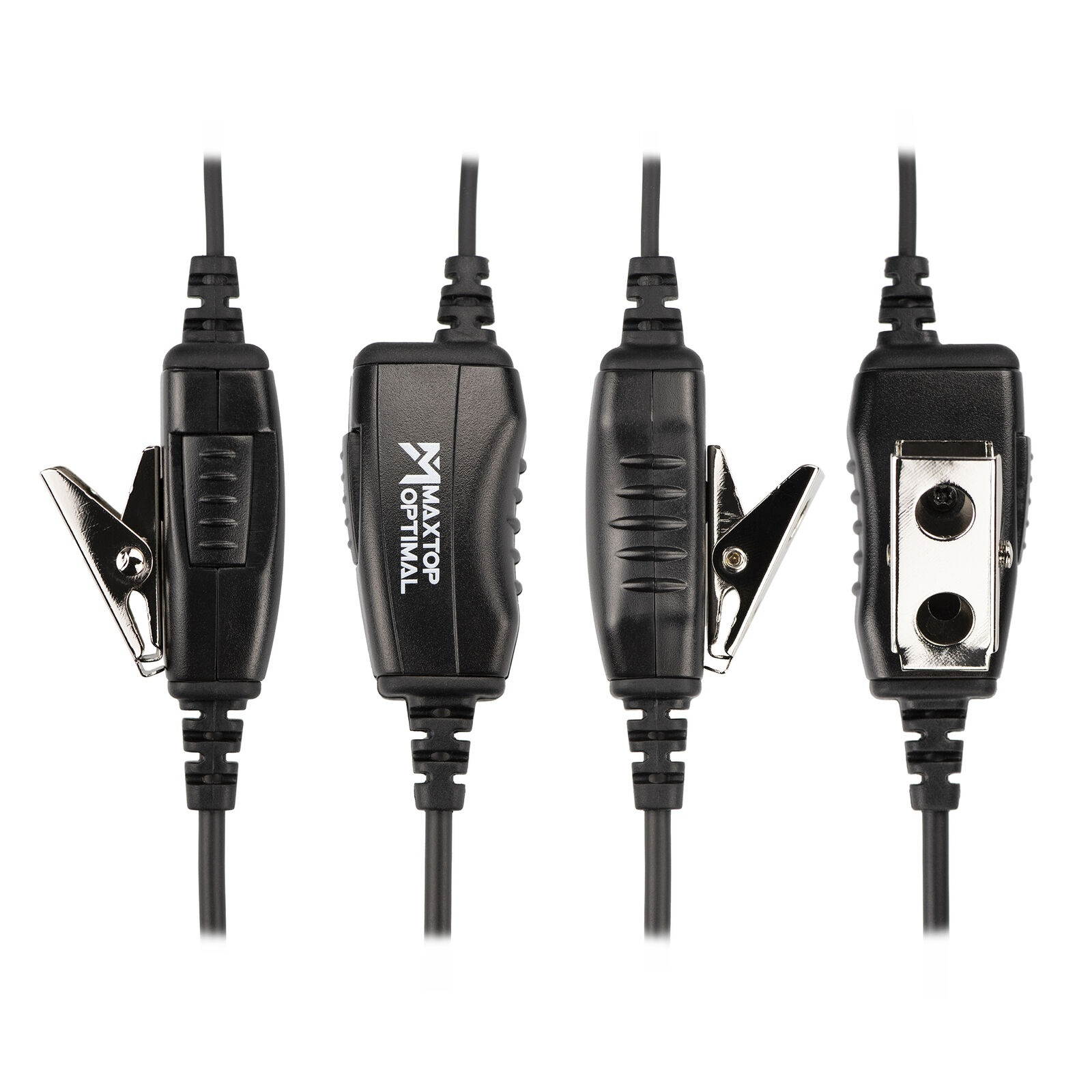 10 Pack FBI Style Clear Coil 1-Wire Radio Kit for Motorola XPR7350 APXP25