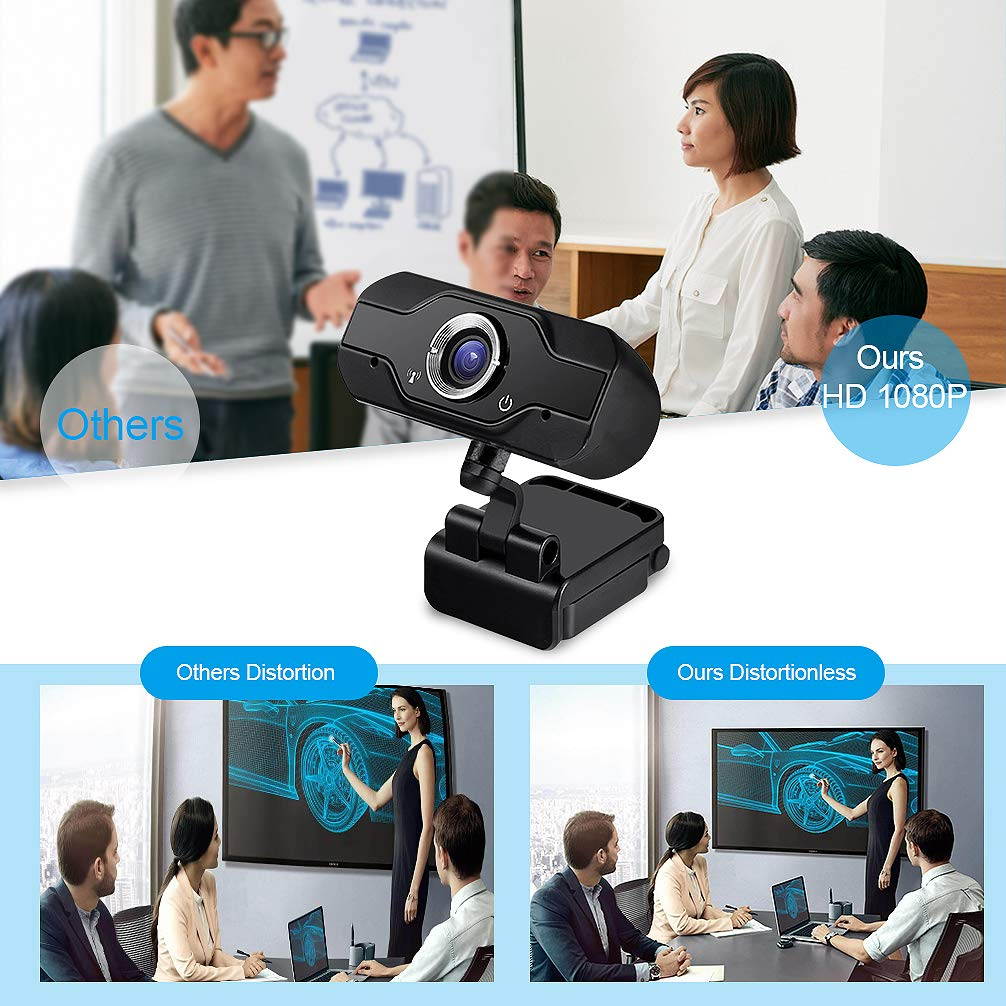 Webcam with Microphone, HD Streaming Webcam 1080P Web Camera, USB Web Video Camera for PC, Computer, Laptop, Desktop Camera for Conference,Gaming,Video Calling(type3)