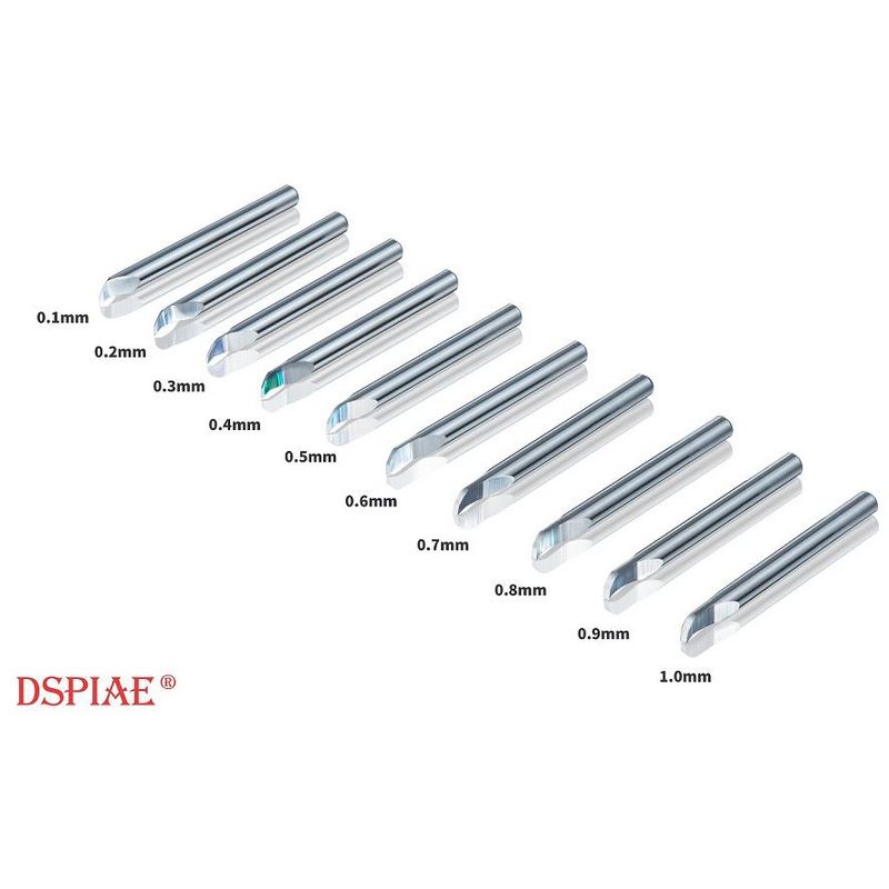 DSPIAE HC-07 Tungsten Steel Panel Line Scriber Hook Broach .7 Chisel 0.7mm