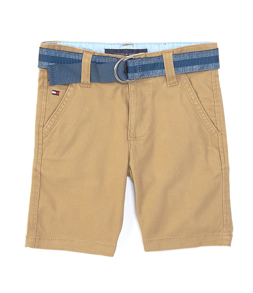 Tommy Hilfiger Little Boys 2T-7 Belted Dagger Shorts