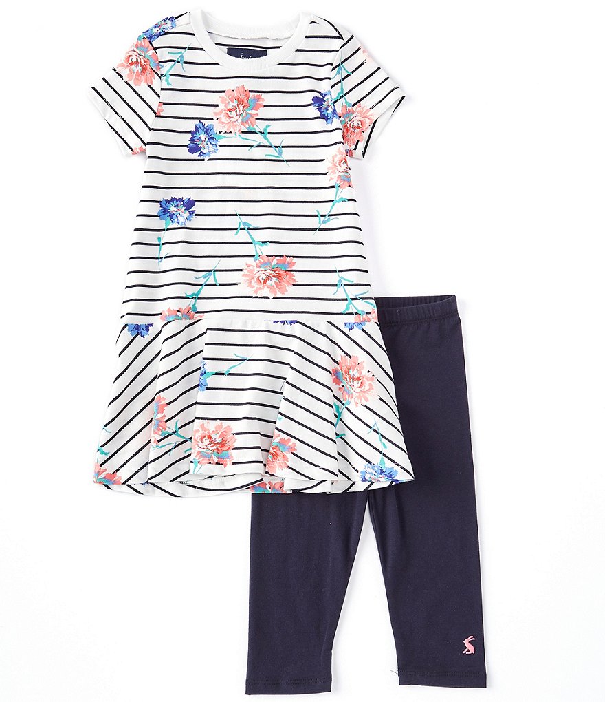 Ally B Big Girls 7-16 Flutter-Sleeve Dotted Top & Shorts Set