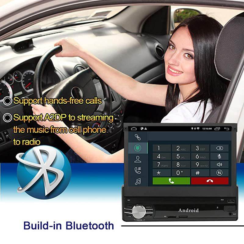 Car Navigation 7inch 1024x600 Super High Definition Digital Screen Built-in GPS 1.2G Quad Core Android 6.0 System Build-in WiFi 7 Color LED Backlight with Remote Control Manual CT0013
