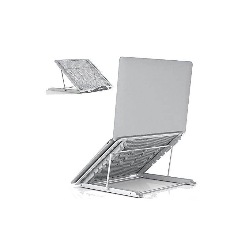 Tablet Stand, Foldable Ventilated Holder ,Portable Desktop Stand, Universal Lightweight Ergonomic Tray Cooling Stand for All 10-14 inches Notebook/Tablet