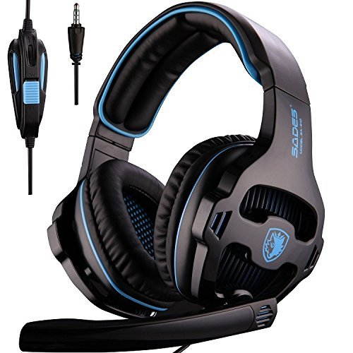 New Version Headset for PS4 PC New xbox one] SADES 810S Gaming Headset Headphones for PS4 New xbox one PC Laptop MAC with Mic