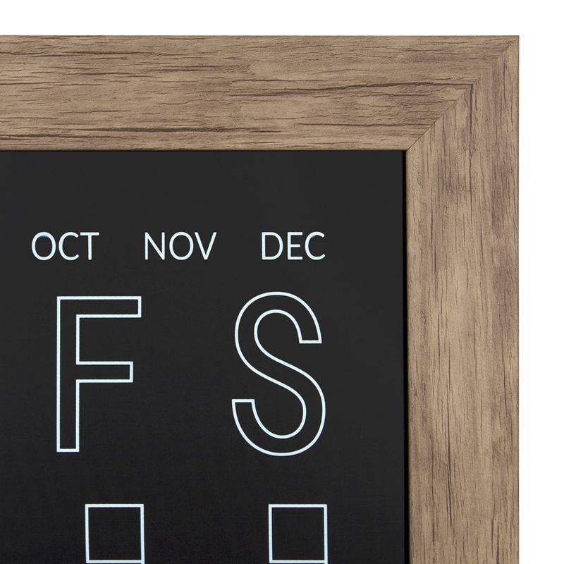 26" x 32" Sumpter Wood Framed Wall Organizer Rustic Brown - Kate and Laurel