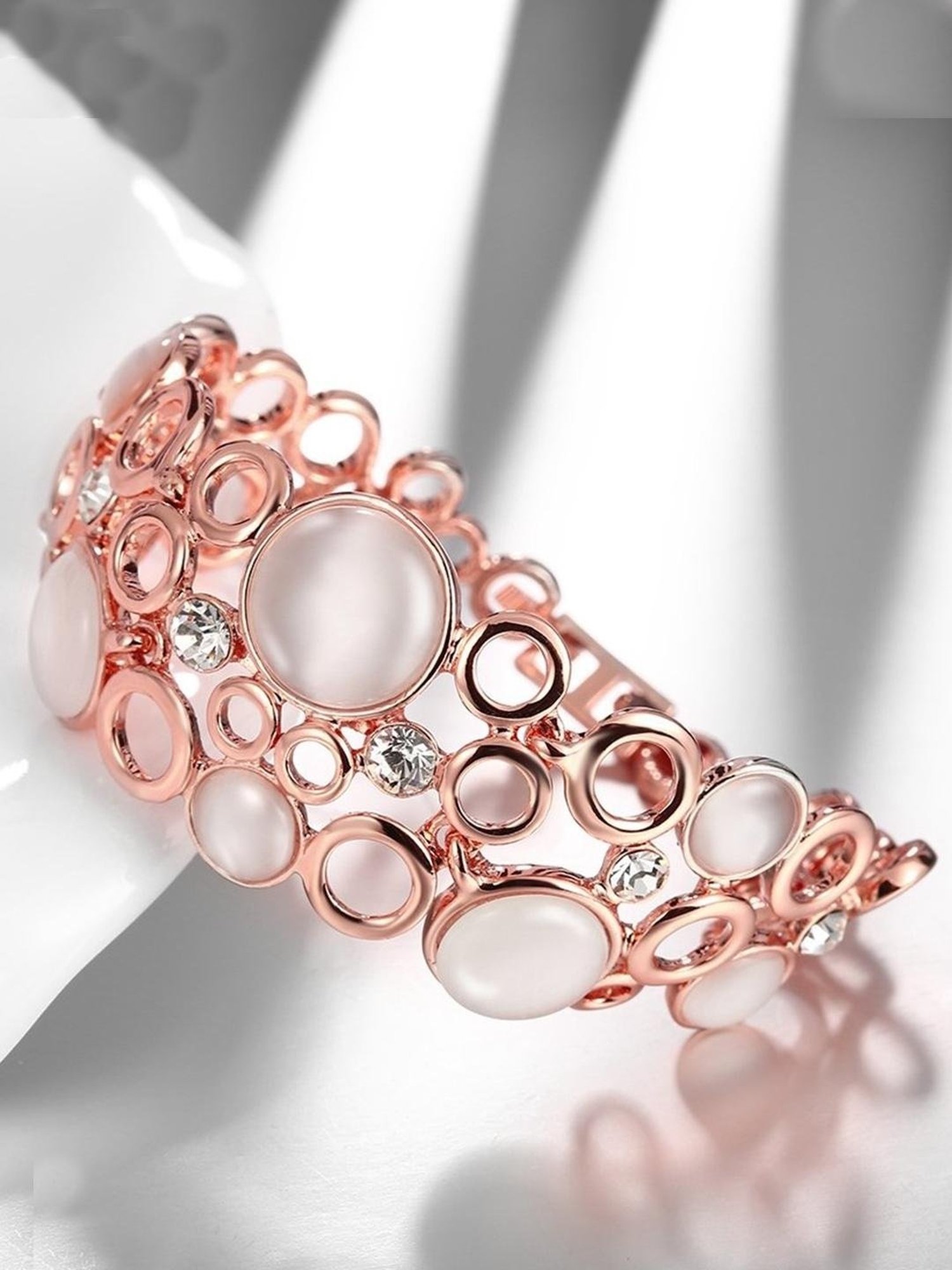 YouBella Stylish Latest Design Party Wear Jewellery Gold-Plated Classic Bracelet