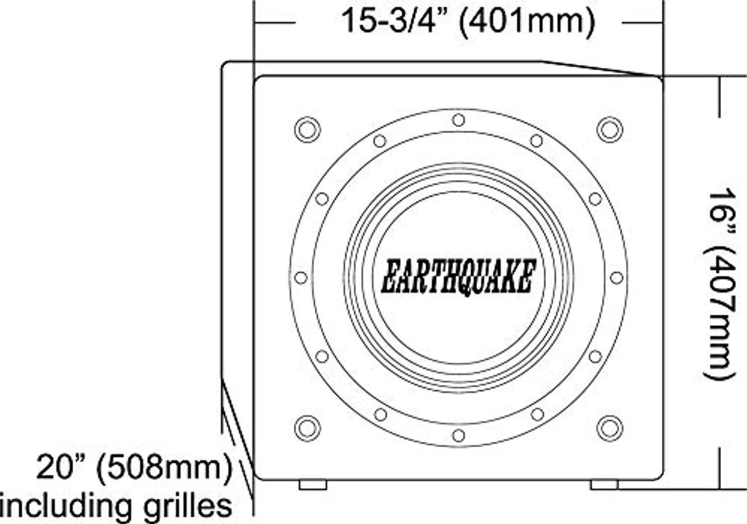 Earthquake Sound Supernova Luminous LU-12 12-Inch Powered Subwoofer with Slaps V2 Passive Radiator, Cherry (LU-12CHERRY)