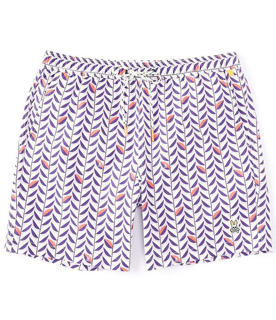 Psycho Bunny Twyford 10#double; Inseam Swim Trunks