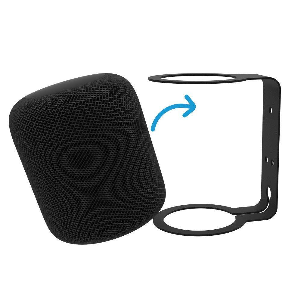 HomeBase Wall Mount for Apple HomePod by H-Squared (Black)