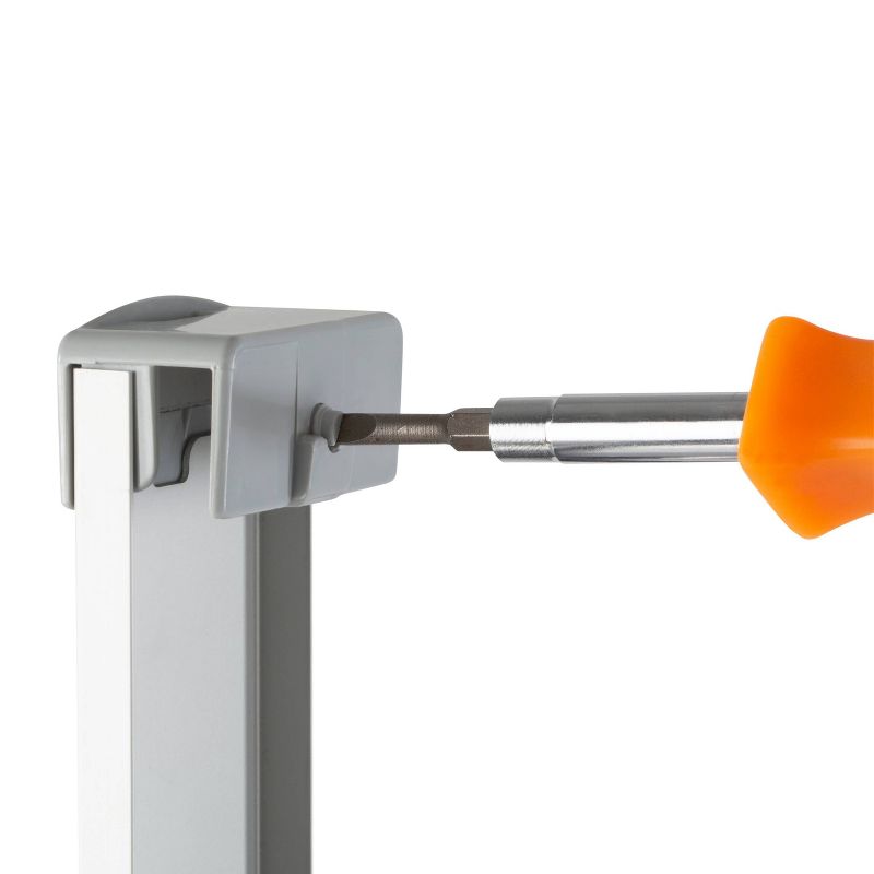 Two Tier Jumbo Aluminum Glass Wall Mounted Shower Caddy Clear - Bath Bliss