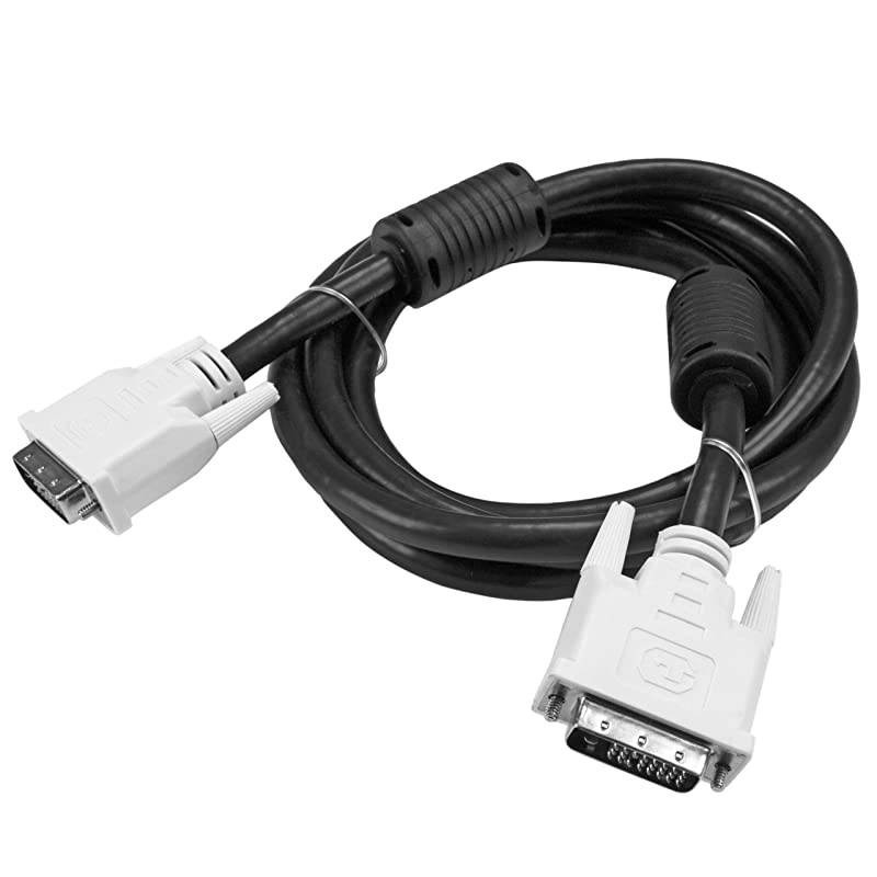 com 6ft Dual Link DVI Cable MM DVID Video Cable for Your Computer Monitor Display DVI to DVI Cord DVIDDMM6