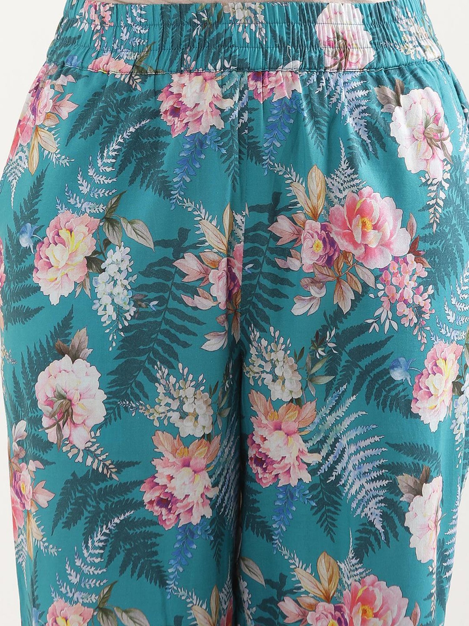 Elleven from Aurelia Blue Cotton Printed Shirt Pyjamas Set