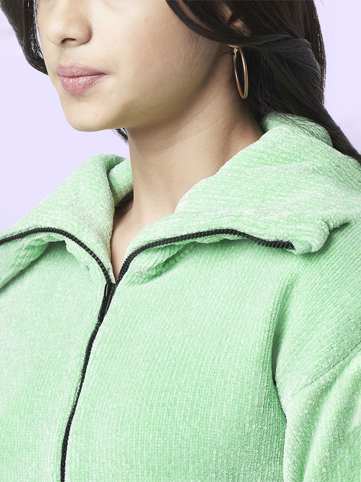 Coolsters by Pantaloons Kids Green Regular Fit Full Sleeves Sweater