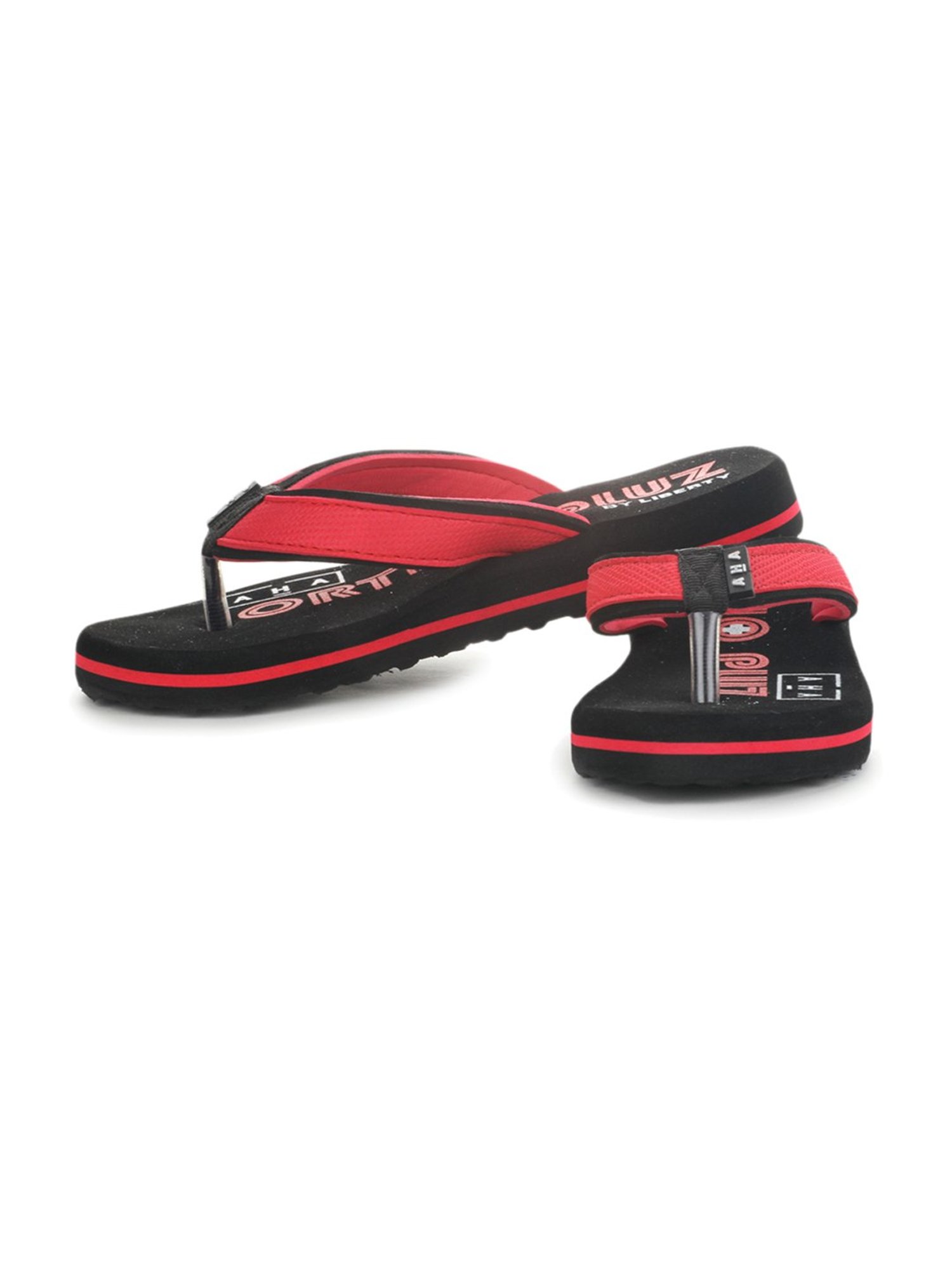 Aha by Liberty Women's Red & Black Flip Flops