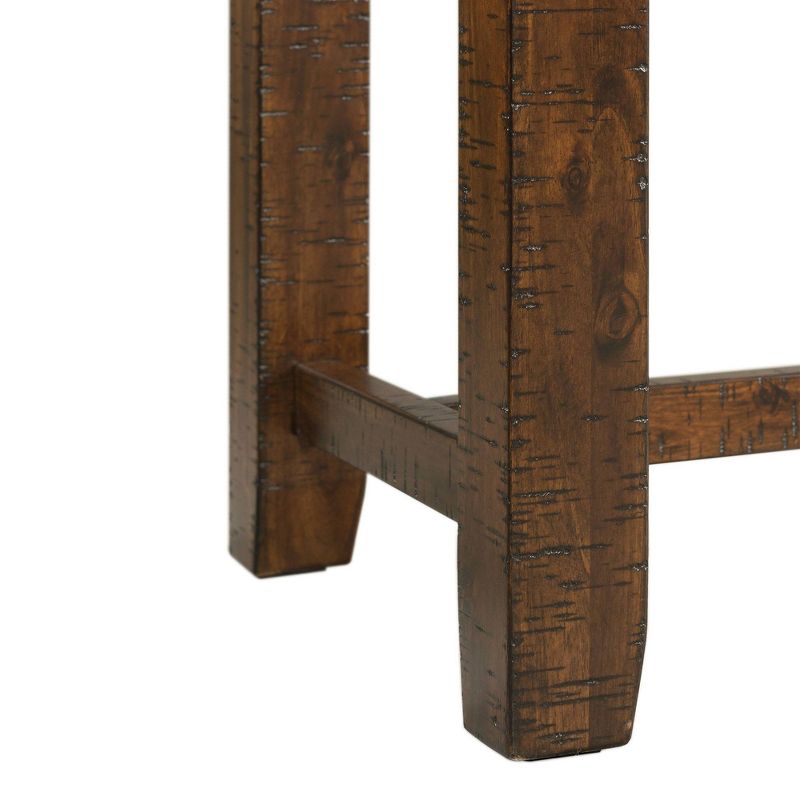 5pc Coya Rustic Bar Height Dining Set Natural - HOMES: Inside + Out