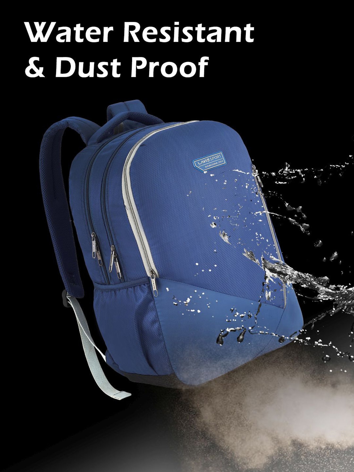 Lavie Sport Lozenge Pro 34L Laptop Backpack For Boys & Girls (Navy)