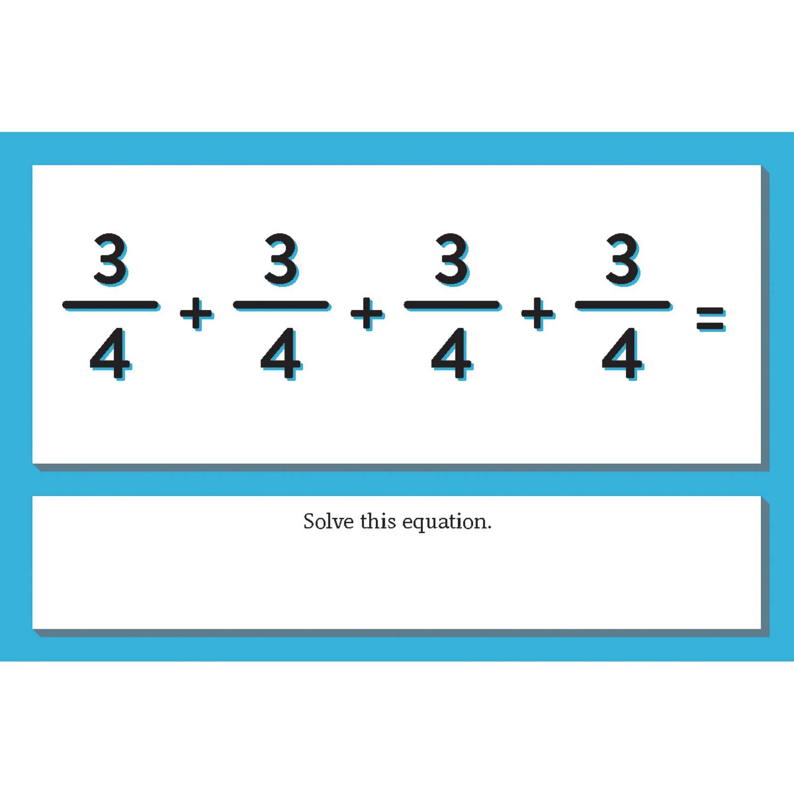 Didax Fractions Common Core Collaborative Cards 211395