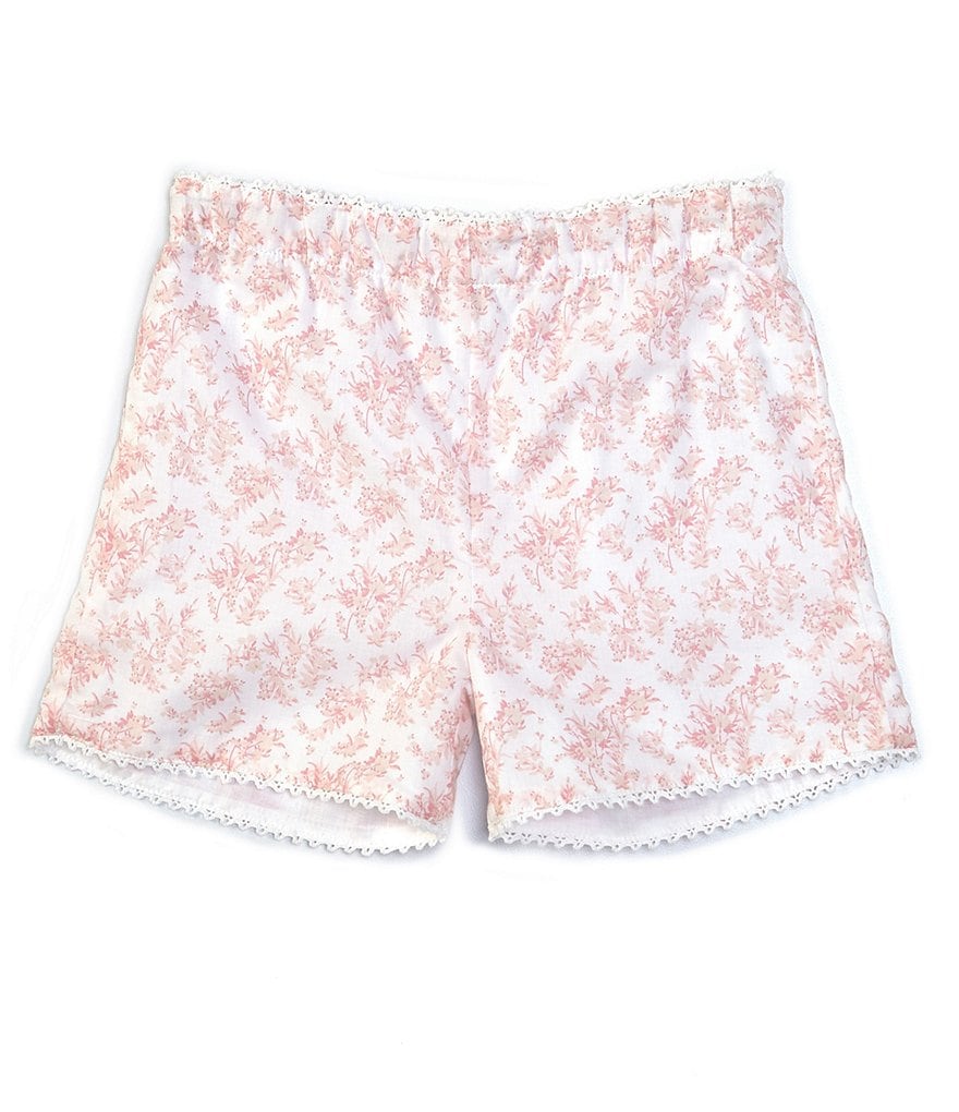 Edgehill Collection Little Girls 2T-6X Floral Print Shorts