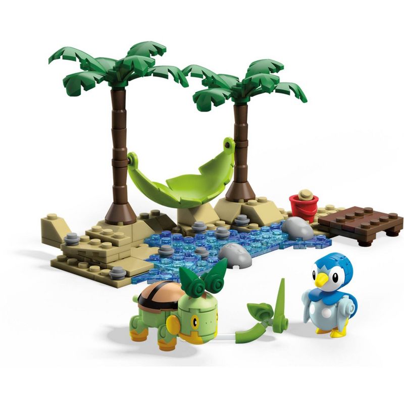 Mega Construx Pokemon Piplup vs. Turtwig Construction Set