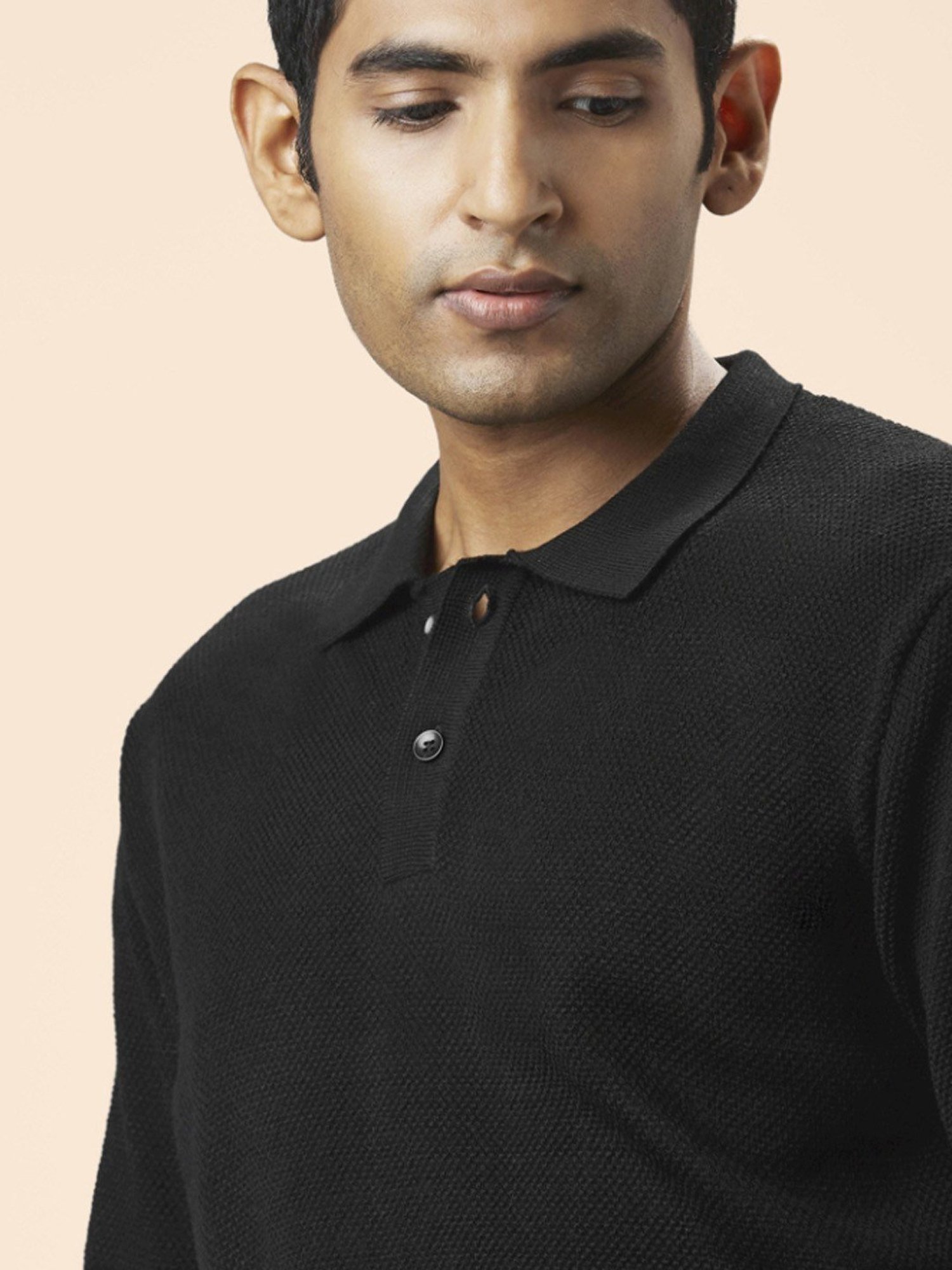 Byford by Pantaloons Black Regular Fit Sweater