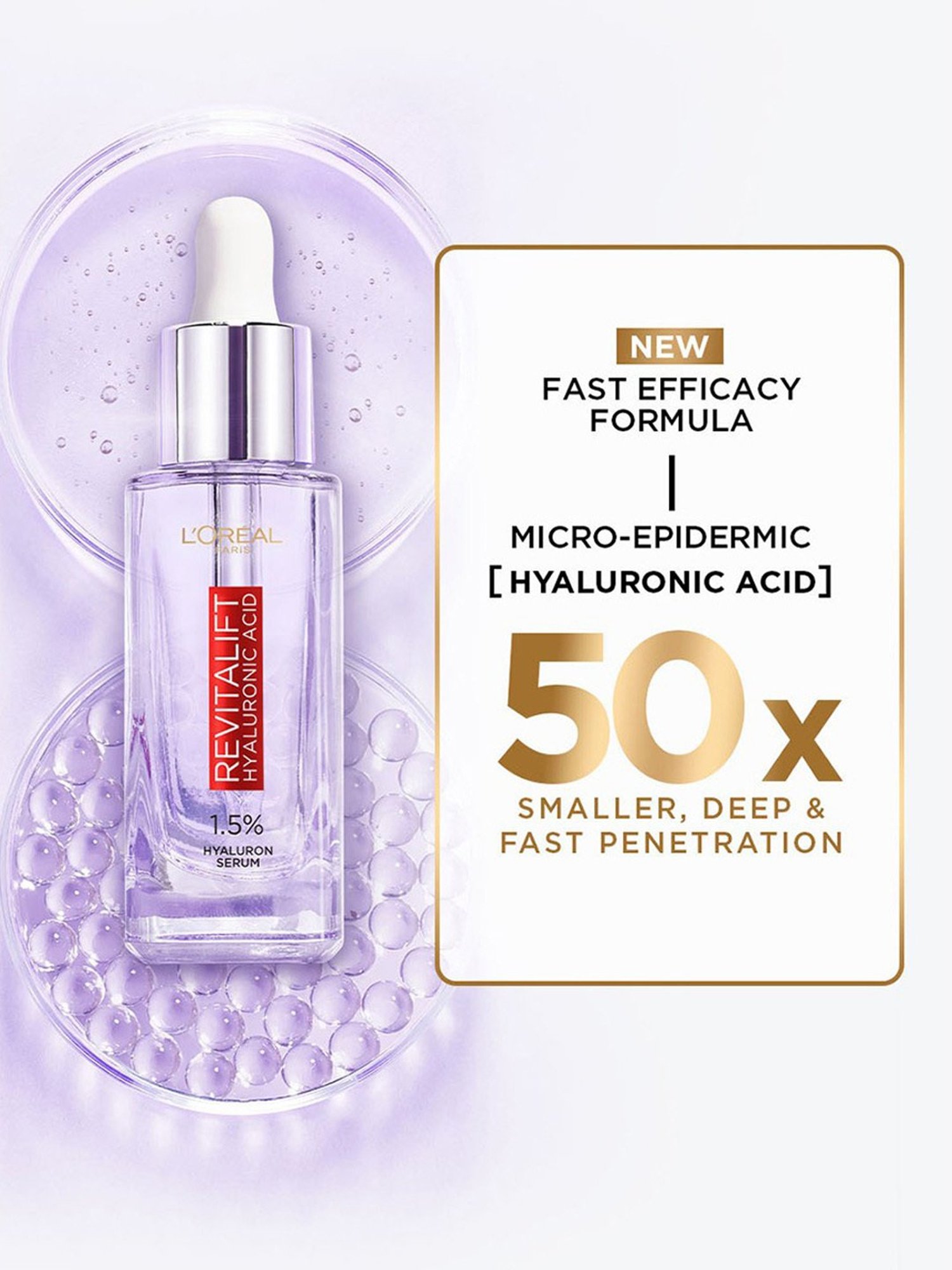 L'Oreal Paris Revitalift Hydrating Serum with 1.5% Hyaluronic Acid - 15 ml