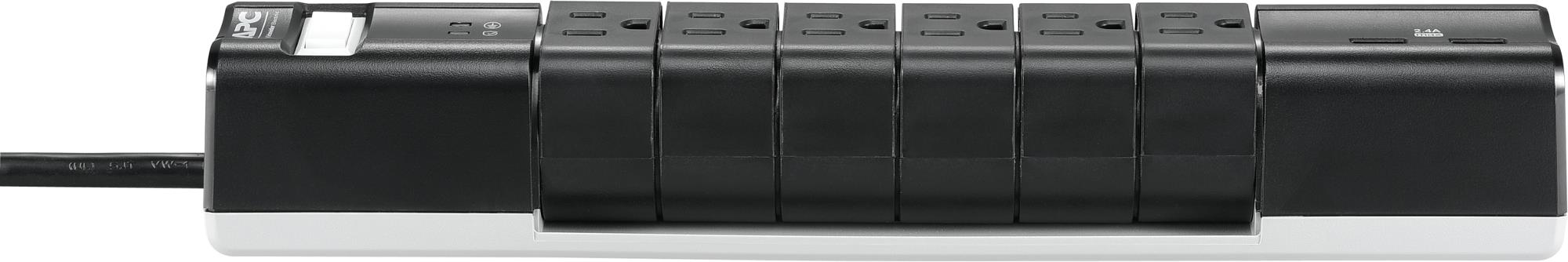 APC by Schneider Electric SurgeArrest Essential 6-Outlet Surge Suppressor/Protector