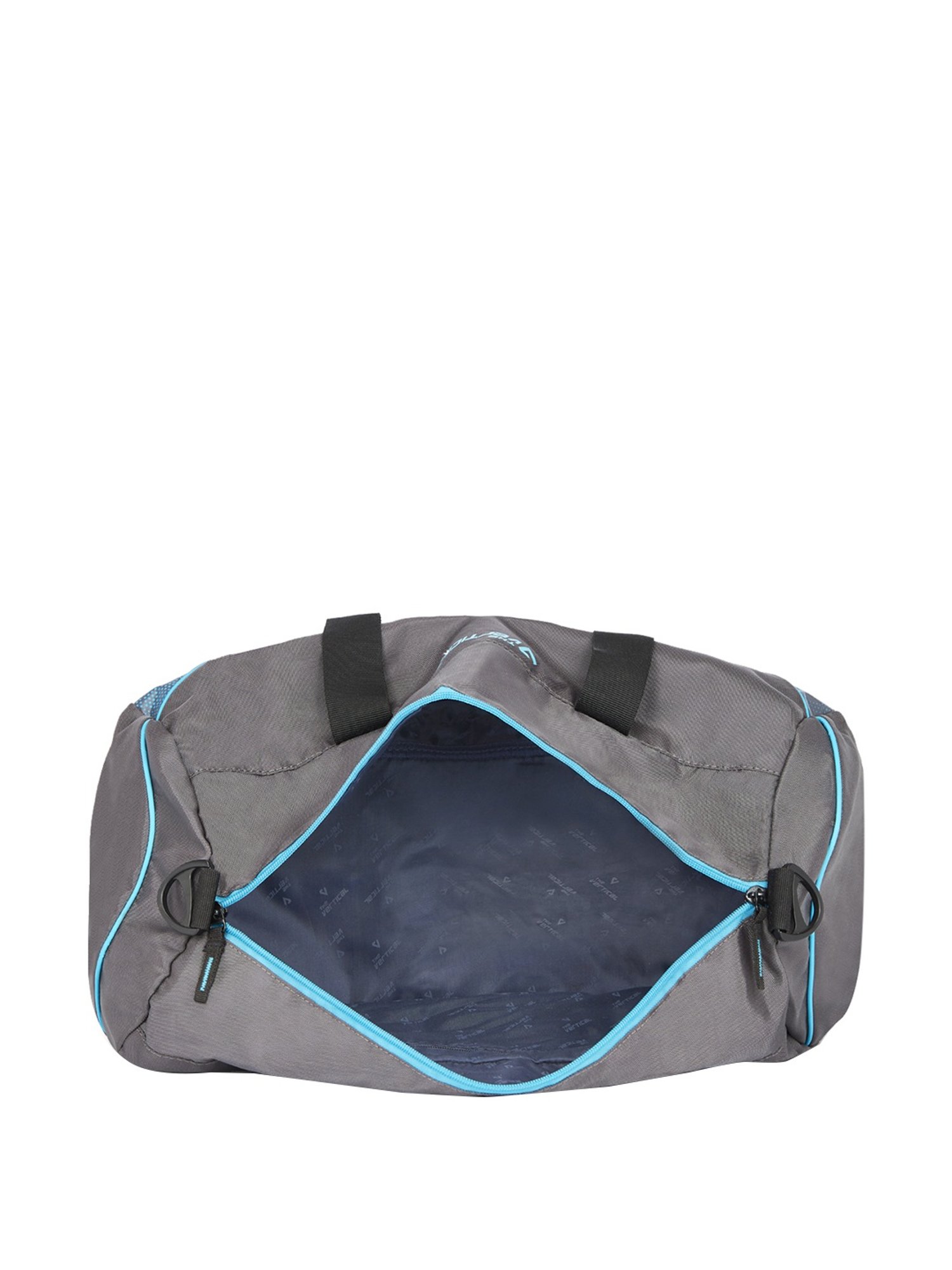 The Vertical Impulse Grey & Blue Medium Duffle Bag