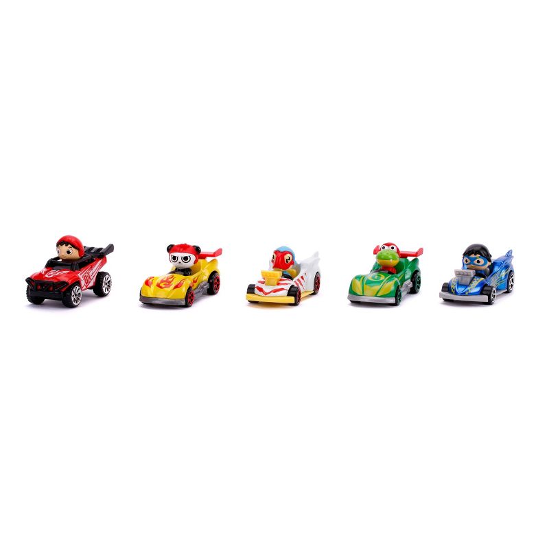 Ryan's World Racer Set 5pk Die Cast Vehicles