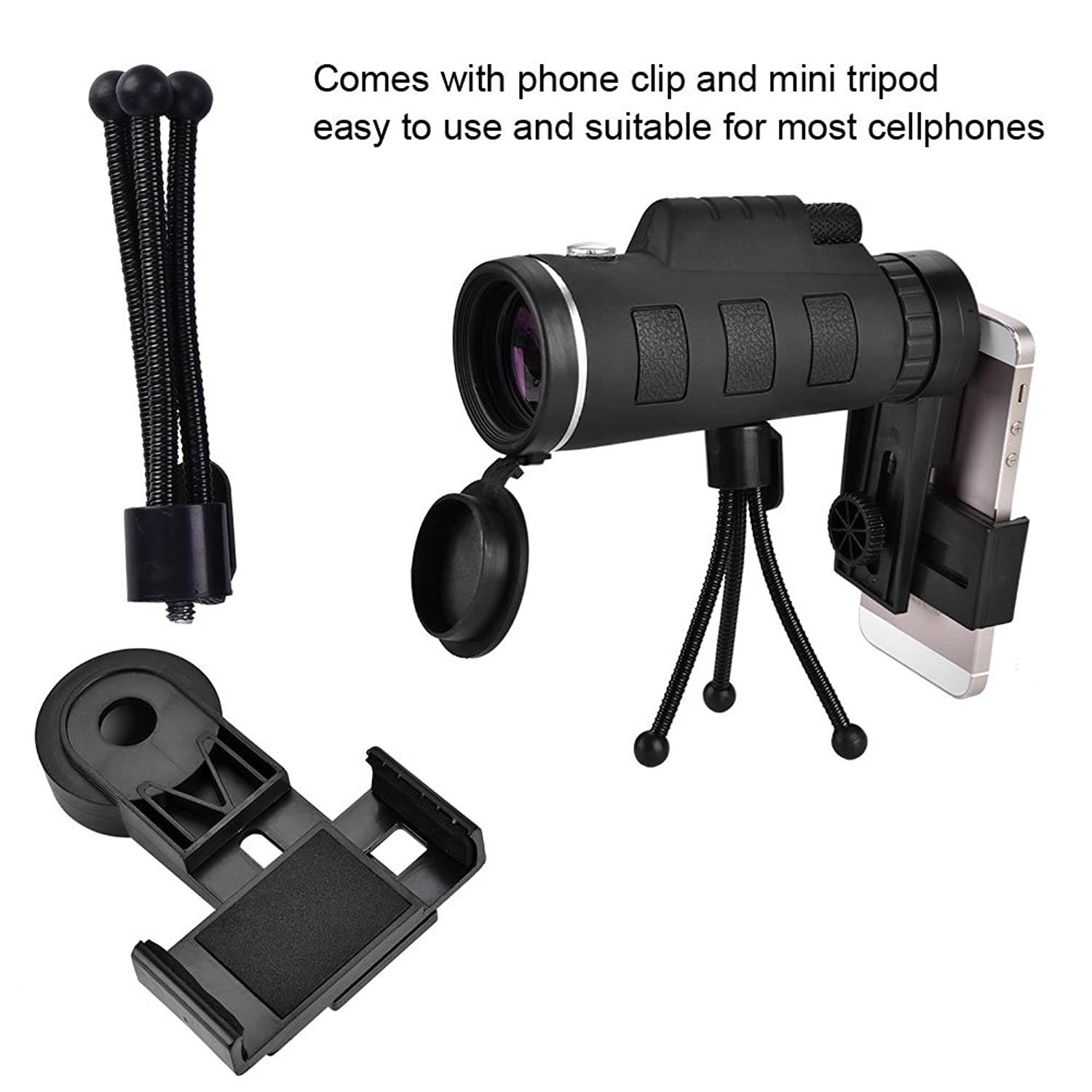 1.25" Ultra Wide Angle Eyepiece Lens 6MM Focal Length 66-Deg Multi-Coated for Telescope (with Smart Holder)