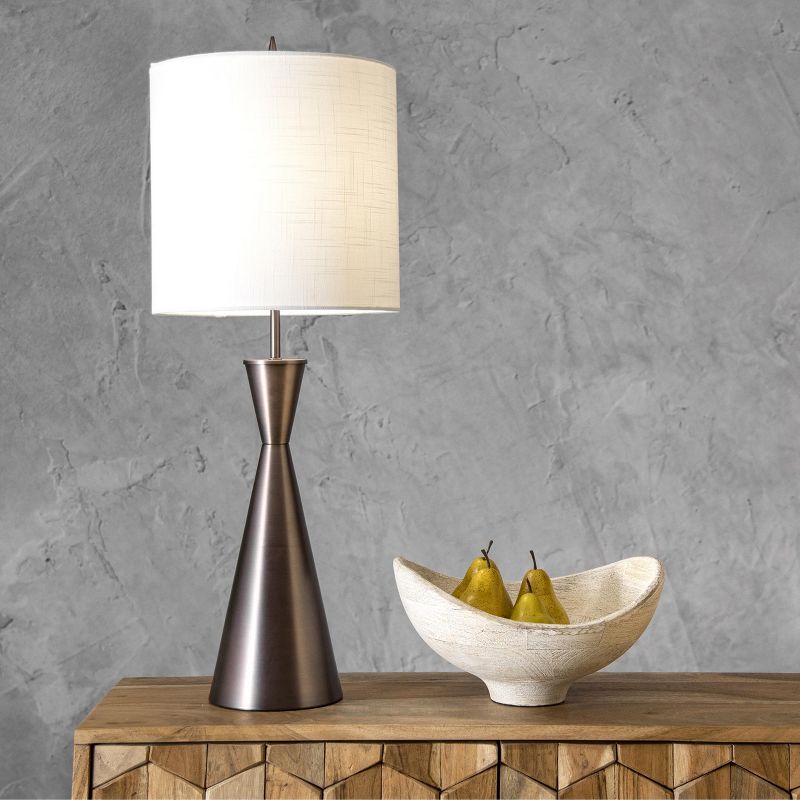 nuLOOM Callahan 29" Metal Table Lamp Lighting - Brass 29" H x 11" W x 11" D