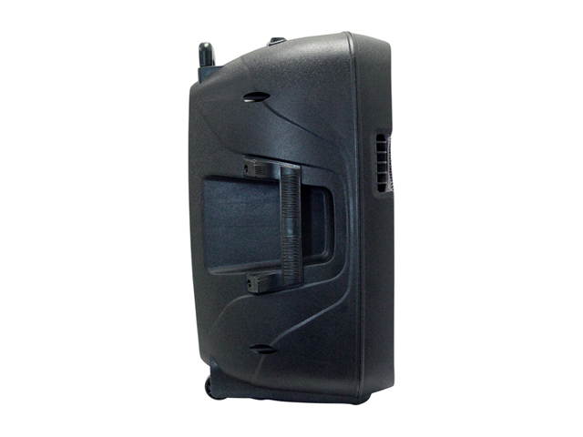 Blackmore BJS-195BT Portable and amplified 2 way professional loudspeaker with 15" woofer, Bluetooth,Mp3 playback, LED lighting and adjustable tripod speaker stand